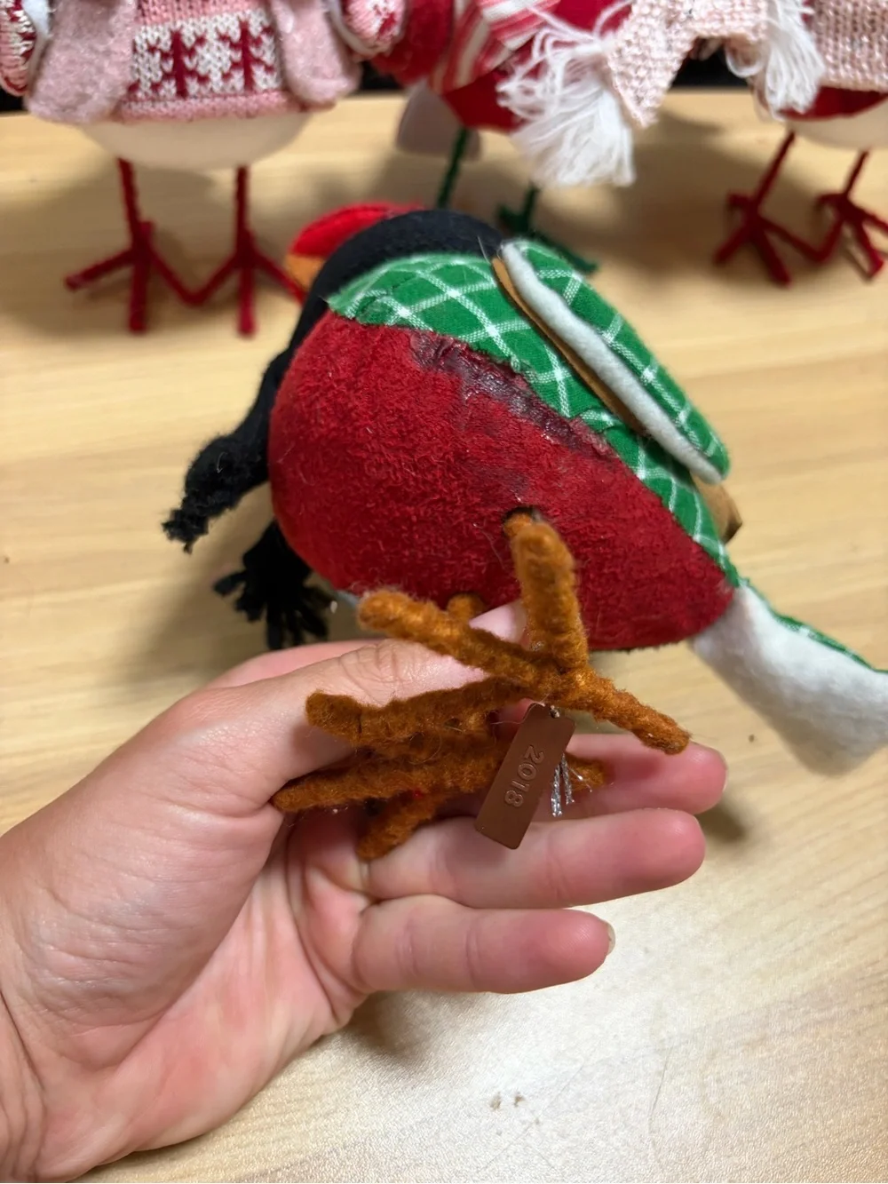 Target fabric birds